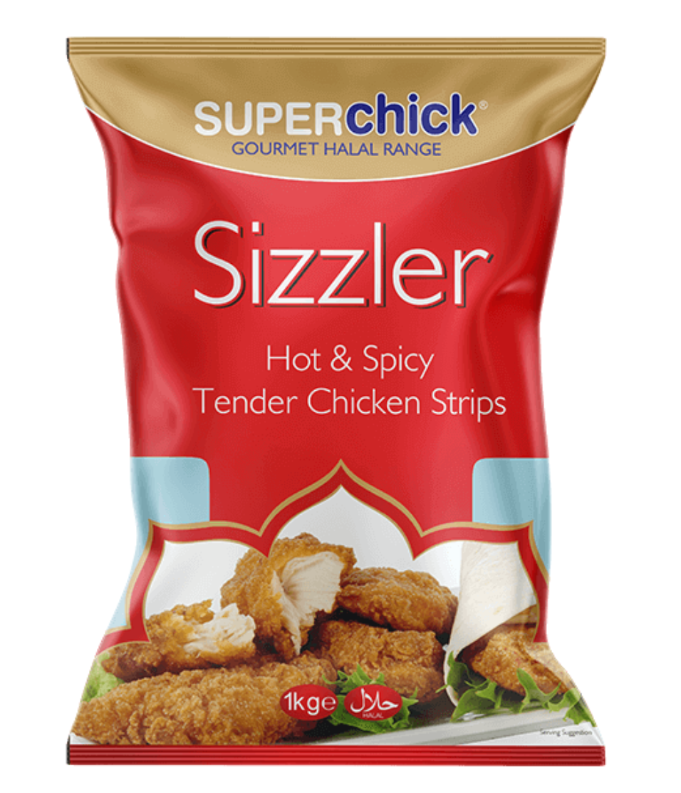 Sizzler Goujons (Hot & Spicy Chicken Strips) (1 KG)