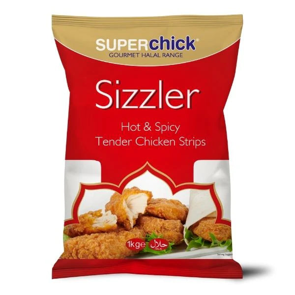 Superchick Sizzler Chicken Strips (1 KG)