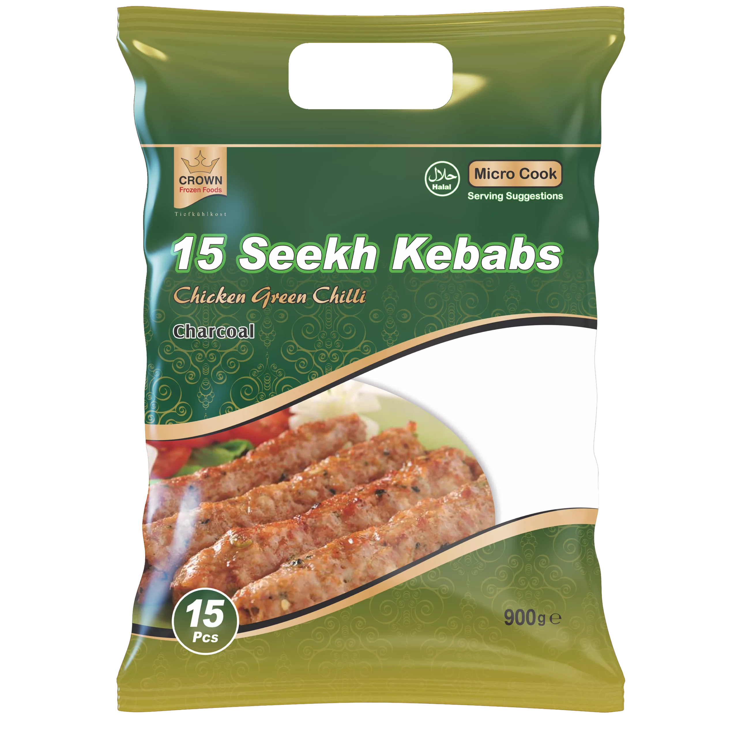 Green Chilli Chicken Kebabs