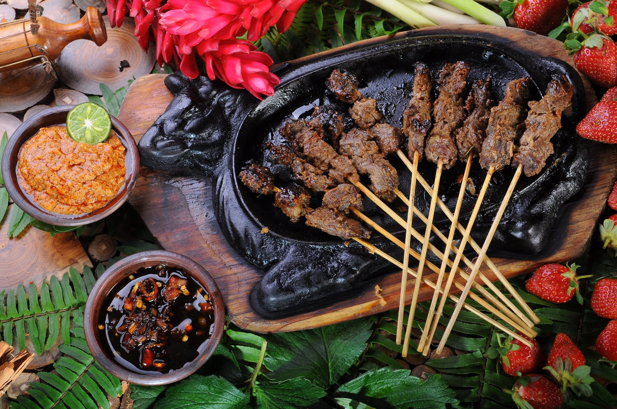 Halal Steak Satay Skewers