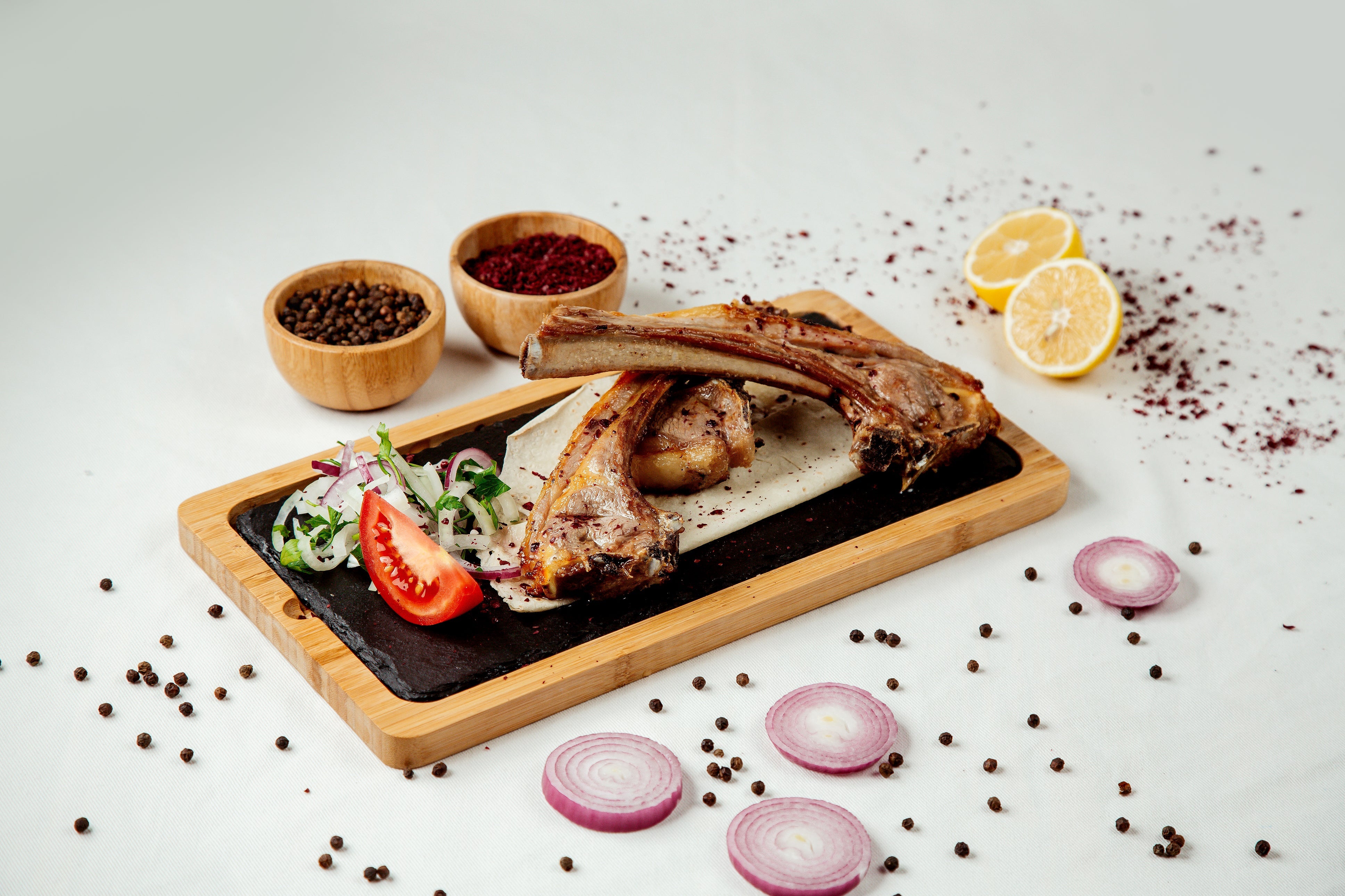 Succulent Afghani Marinated Lamb Ribs