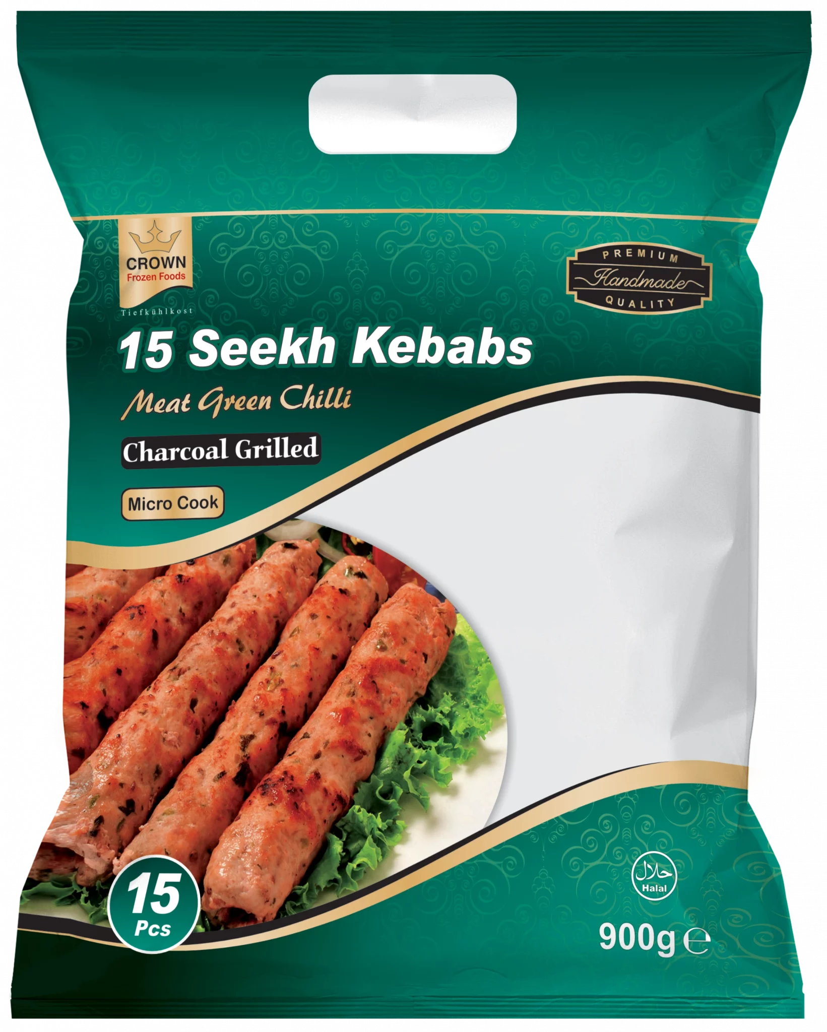 Green Chilli Meat Kebabs