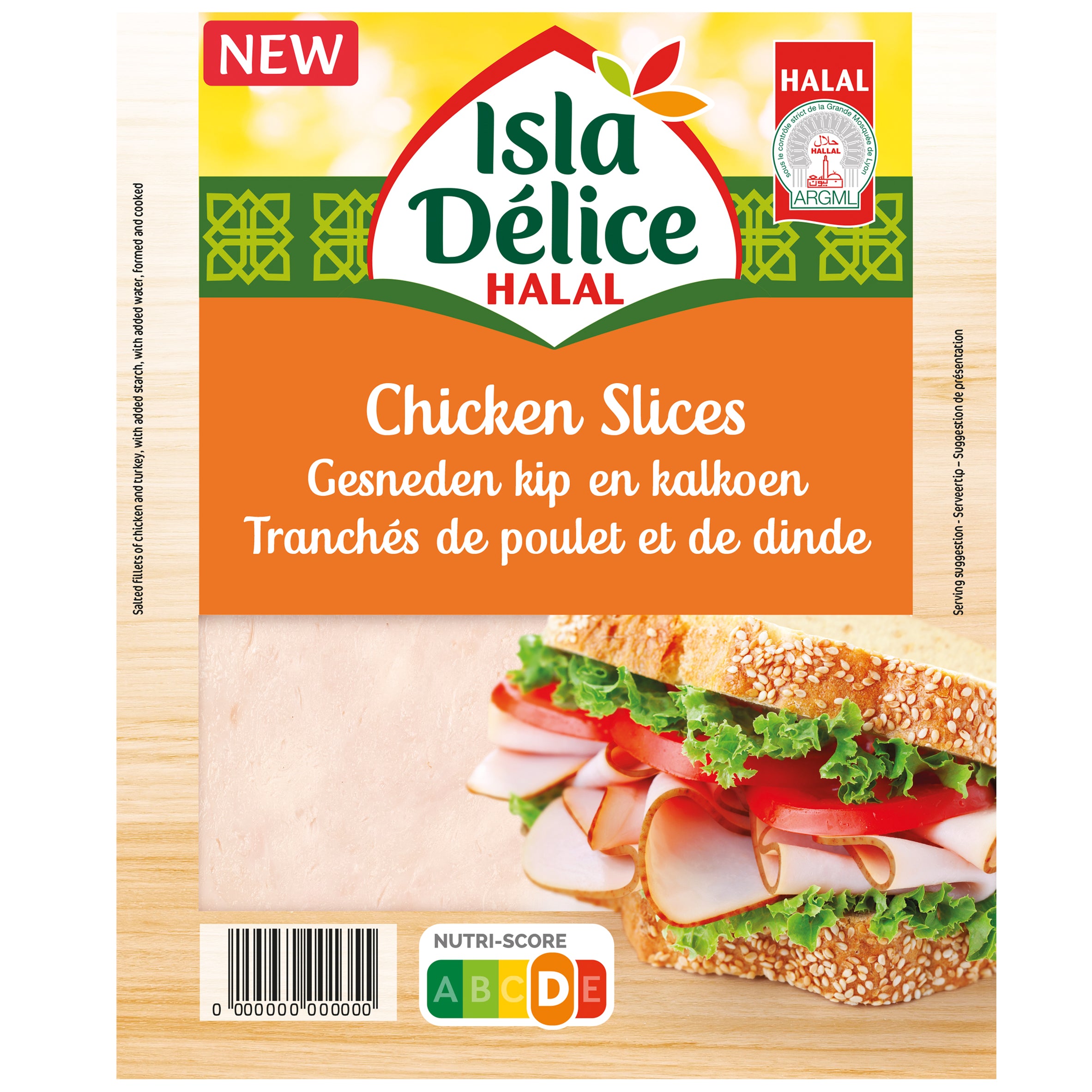 Halal Chicken Slices (100g)