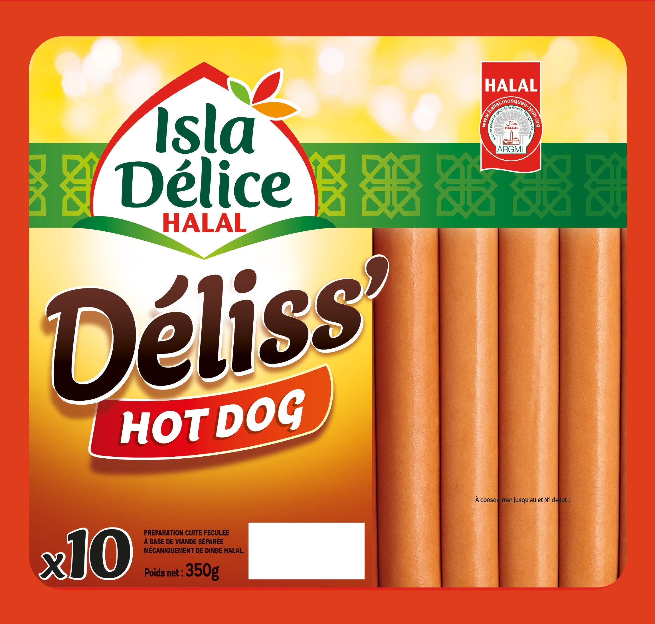 Halal Classic Hot Dog (350g)