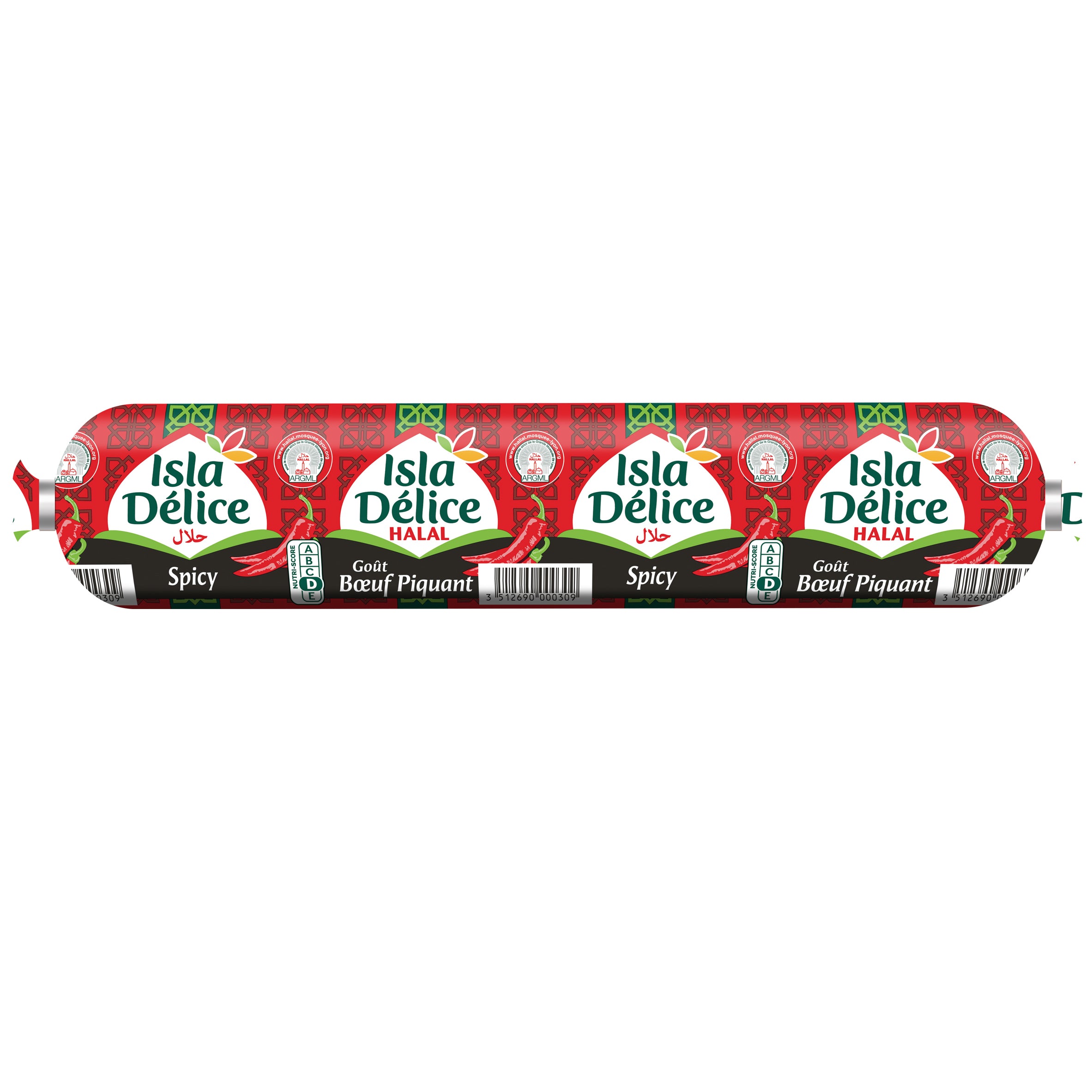 Halal Spicy Beef Flavour Slicing Sausage (500g)