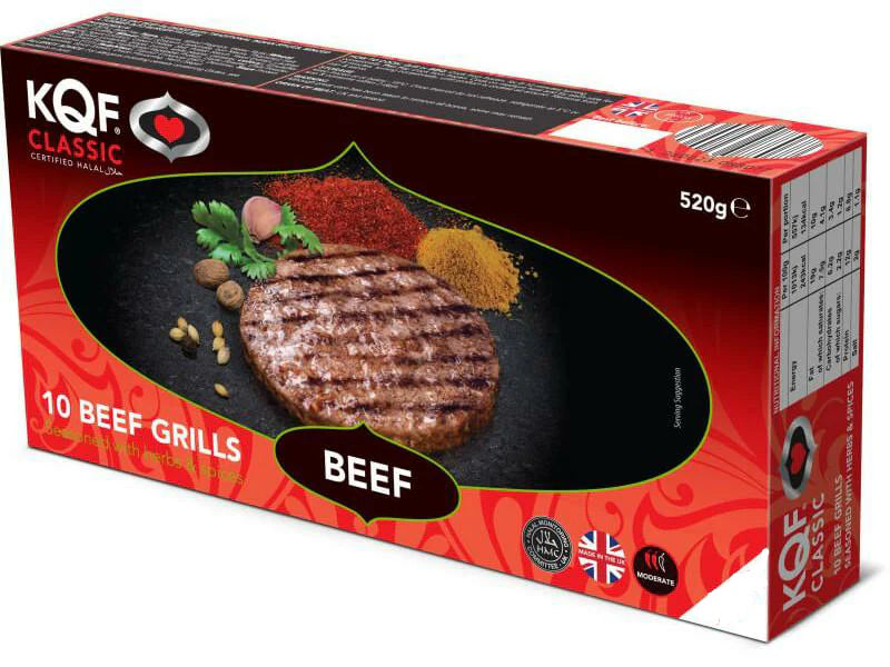 KQF Classic Halal Beef Grills