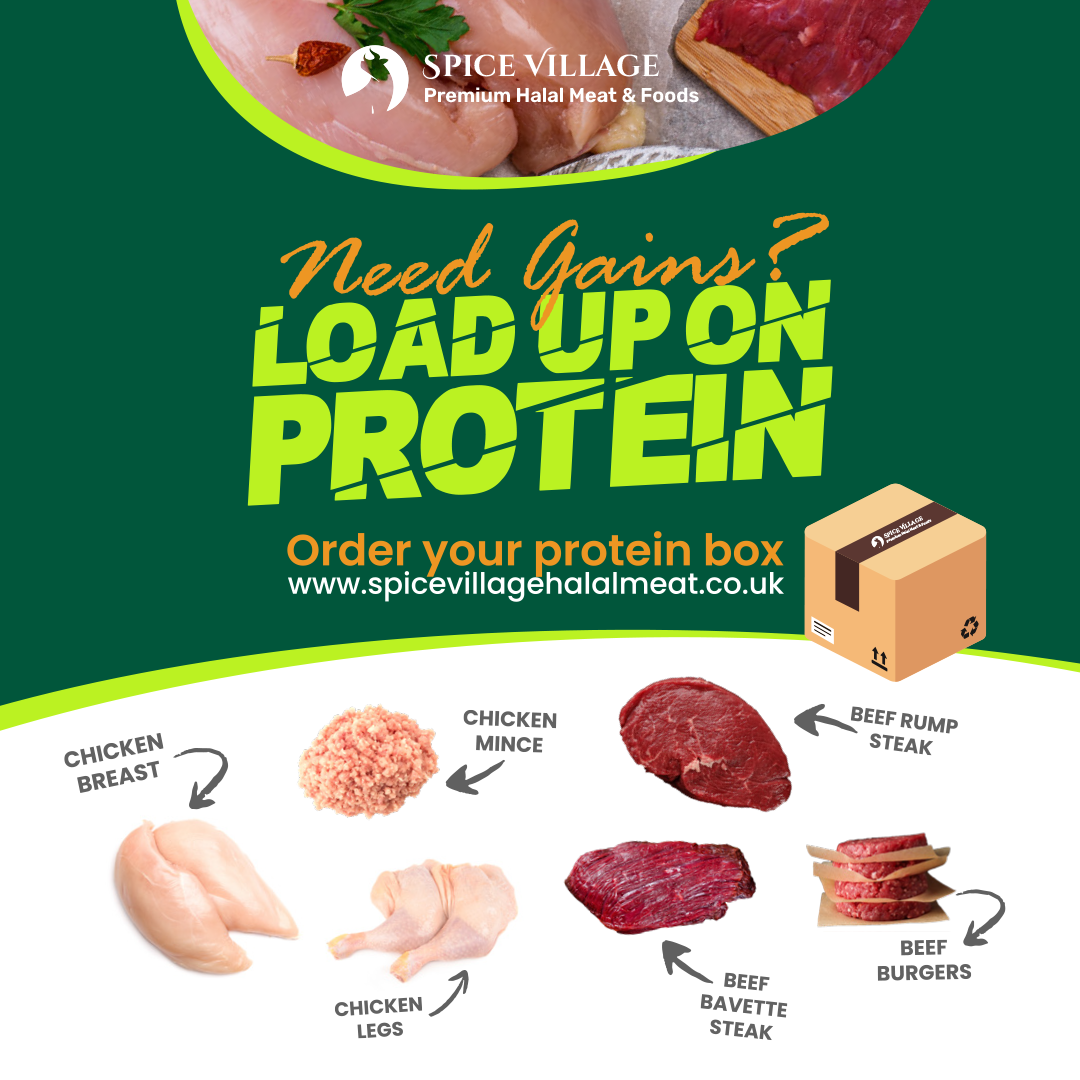 Protein Box Contents Protein Box – Spice Village Halal Meat & Foods