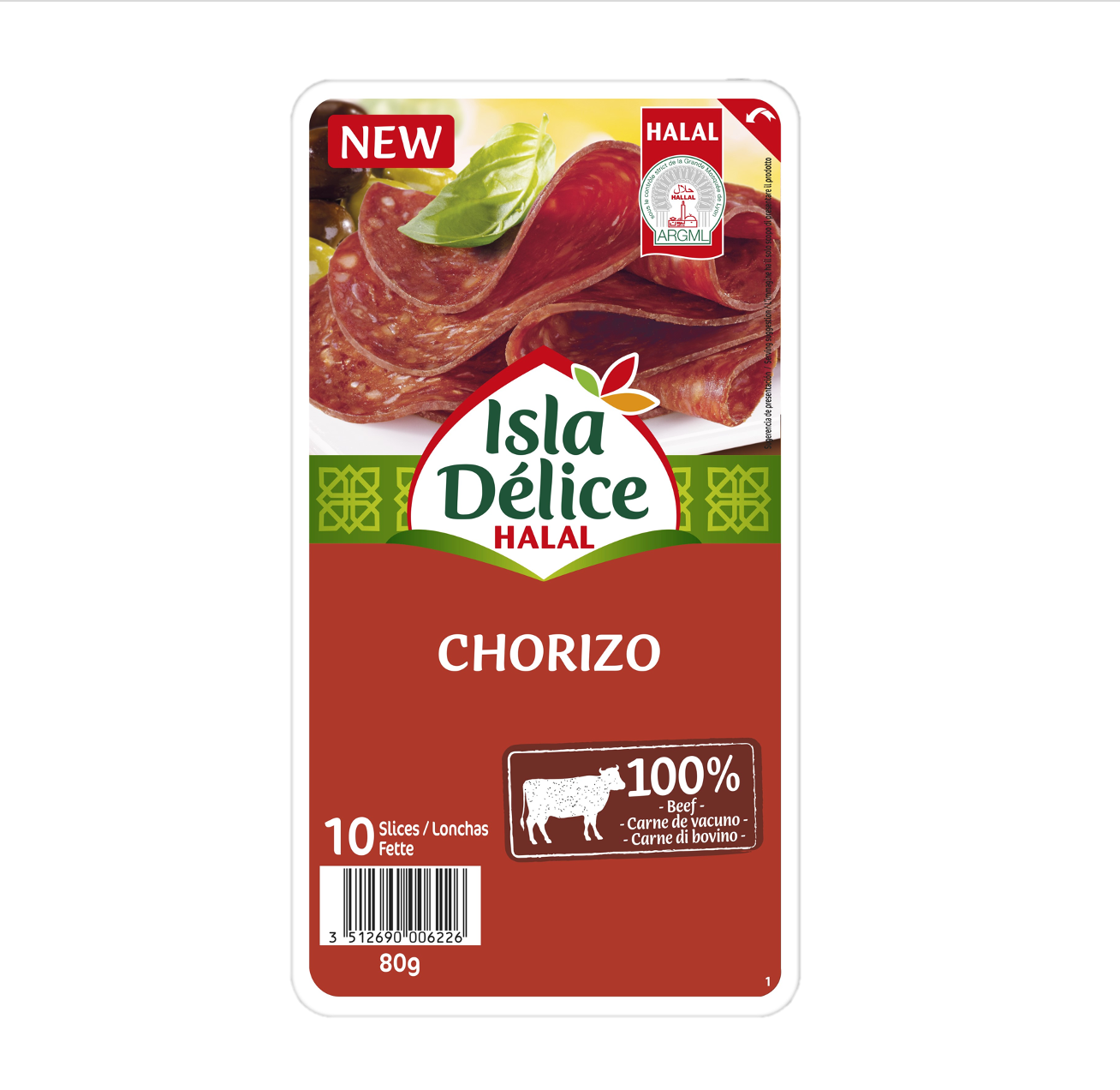 Halal 100% Beef Chorizo (80g)