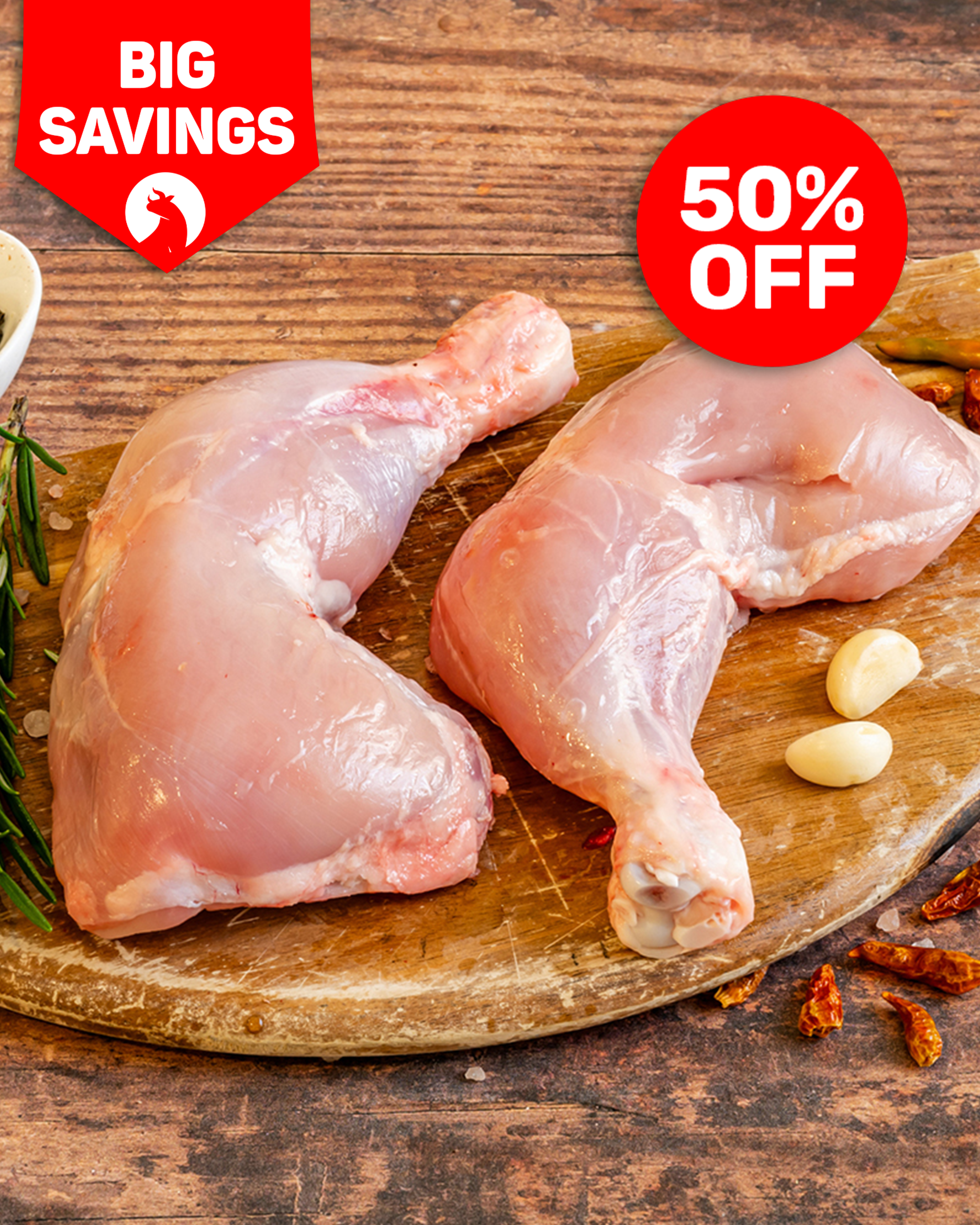 Chicken Legs (Skin ON/OFF)