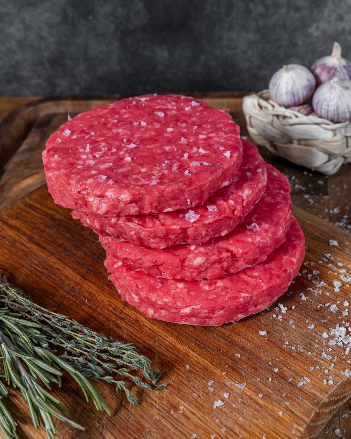 Halal Fresh Beef Burgers (Pack of 4 x 4oz)