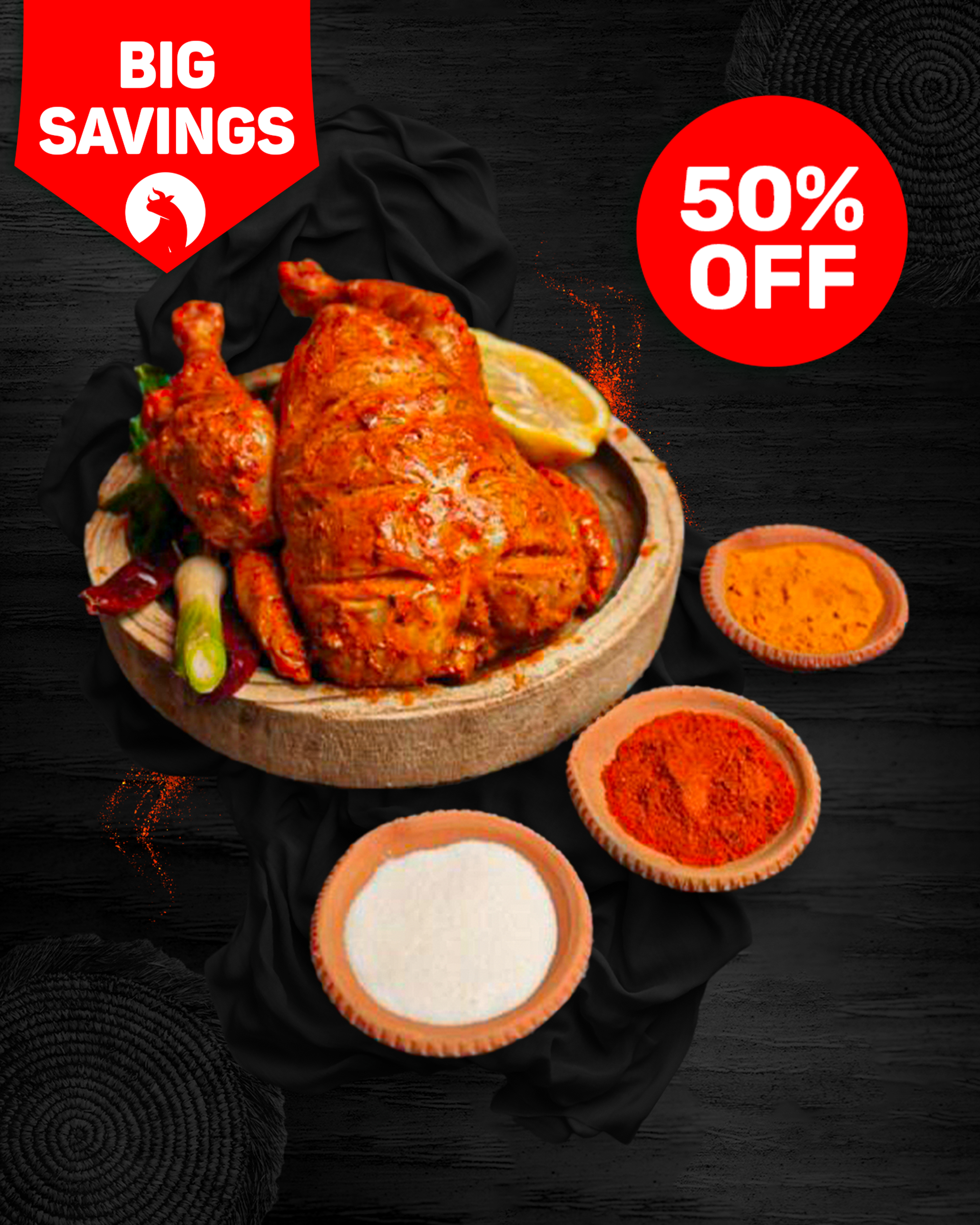 Peri Peri Whole Chicken