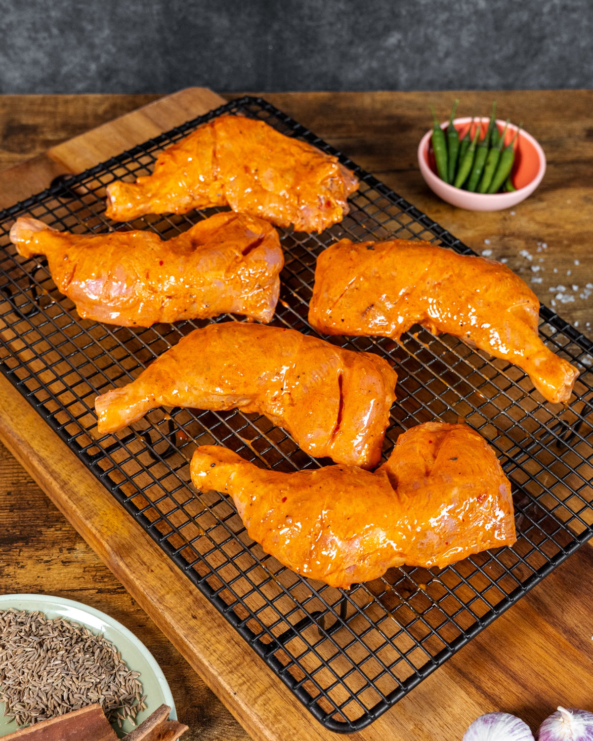 Marinated Tandoori Chicken Legs